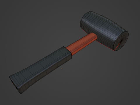 Rubber Mallet 02 3D Model