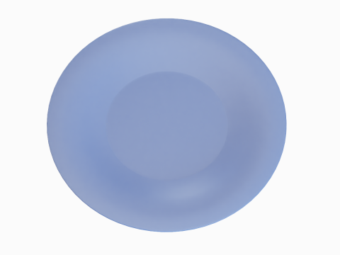 Disposable Plastic Plate B 01 3Dモデル