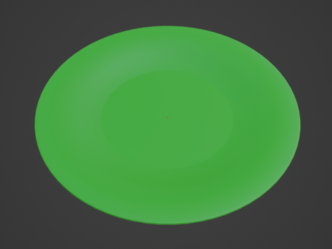 Disposable Plastic Plate B 03 3D मॉडल