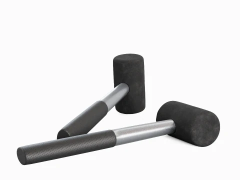 Rubber Mallet B 01 3D Model