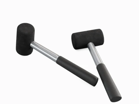 Rubber Mallet B 01 3D Model