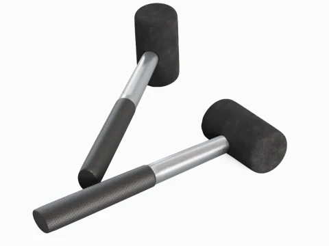 Rubber Mallet B 01 3D Model
