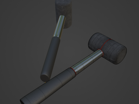 Rubber Mallet B 01 Modelo 3D