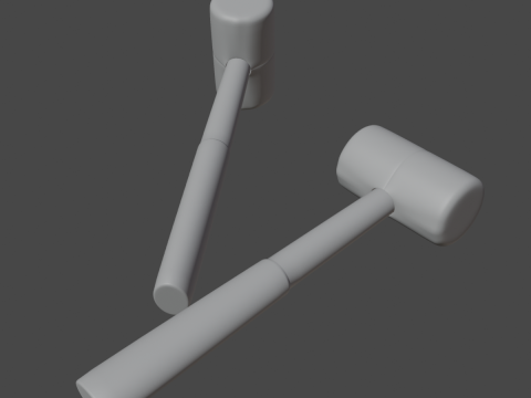 Rubber Mallet B 01 Modelo 3D