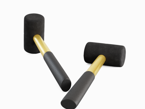 Rubber Mallet B 02 3D Model