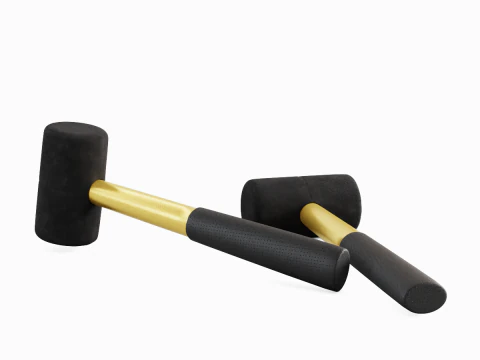 Rubber Mallet B 02 3D Model