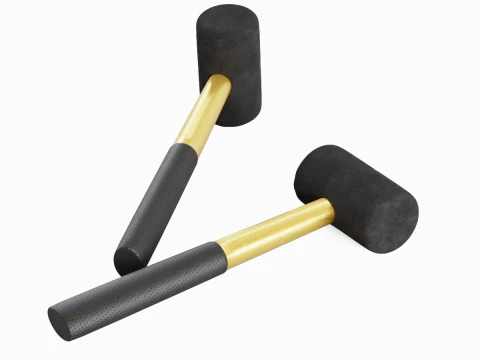 Rubber Mallet B 02 3D Model