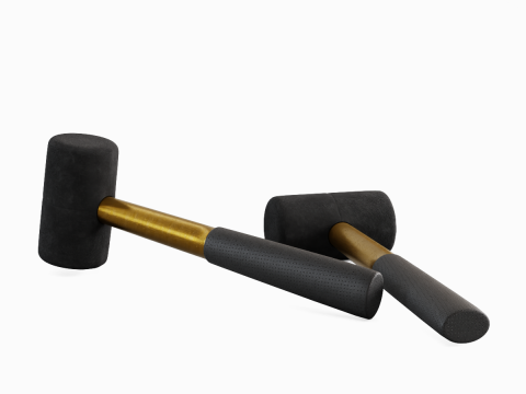 Rubber Mallet B 03 3D Model