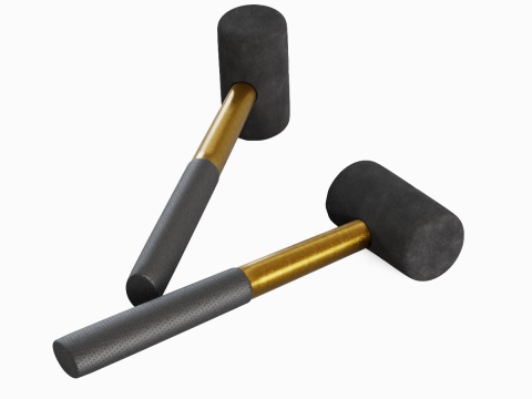 Rubber Mallet B 03 3D Model