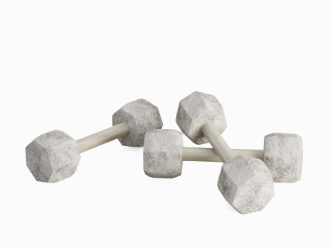 Concrete Dumbell 02 3Dモデル