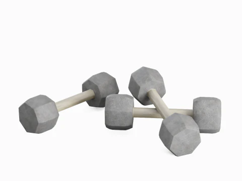 Betonhantel 03 3D Modell