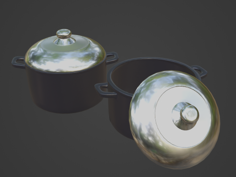 Cookware 01 Modèle 3D