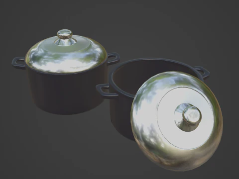 Cookware 01 3D Model