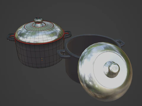 Cookware 01 3D Model