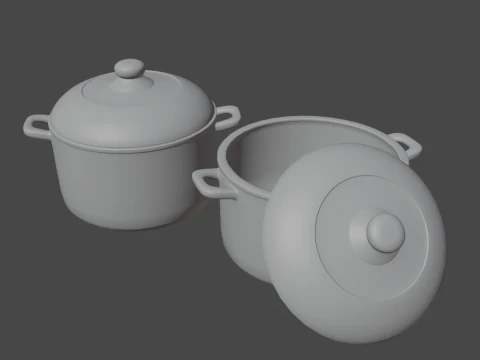 Cookware 01 3D Model