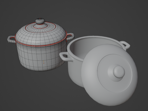 Cookware 01 Modèle 3D