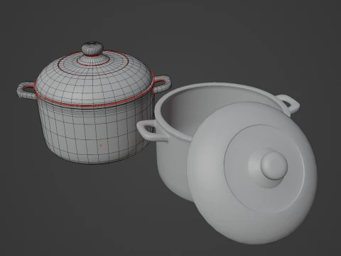 Cookware 01 3D Model