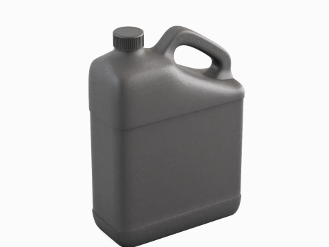 Grainy Plastic Canister 06 3Dモデル