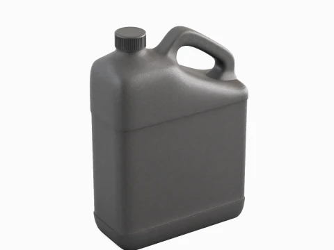 Bidon en plastique granuleux 06 Modèle 3D