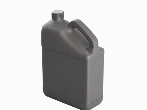 Grainy Plastic Canister 06 3D मॉडल