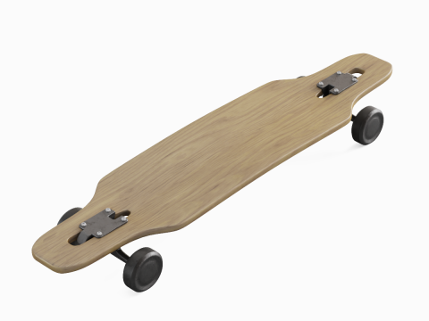 Longboard 01 3Dモデル