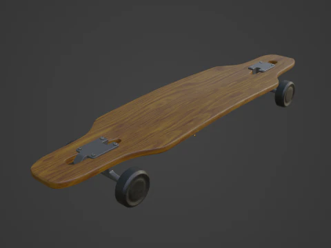 Longboard02 Modello 3D