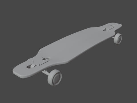 Longboard 02 3Dモデル