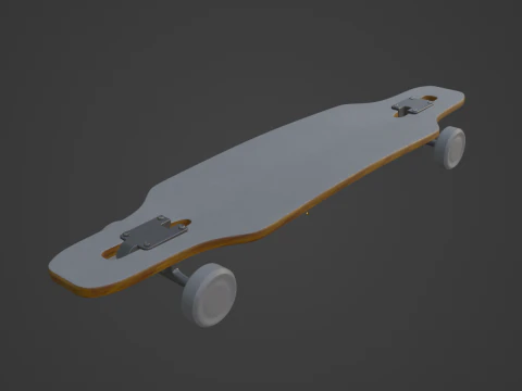Longboard 04 Model 3D