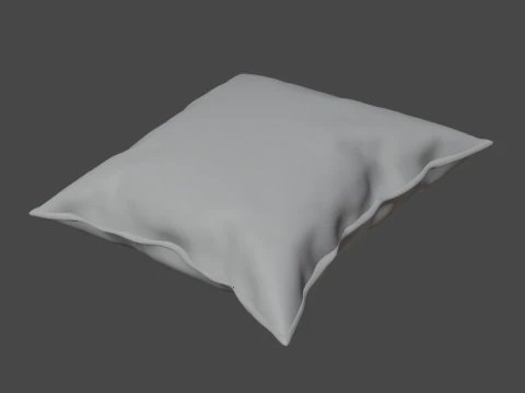 Fabric Pillow 01 3D Model