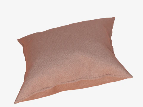 ファブリックピロー02 3Dモデル