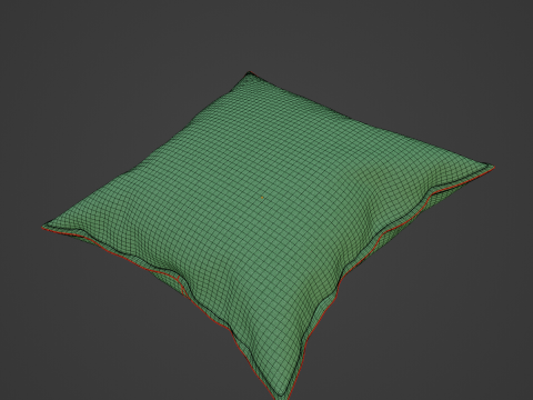 Fabric Pillow 03 3D Model