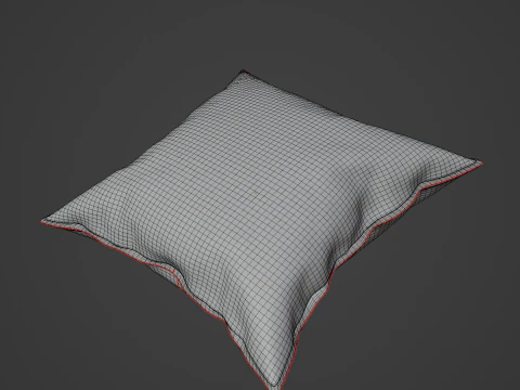 Fabric Pillow 03 3D Model