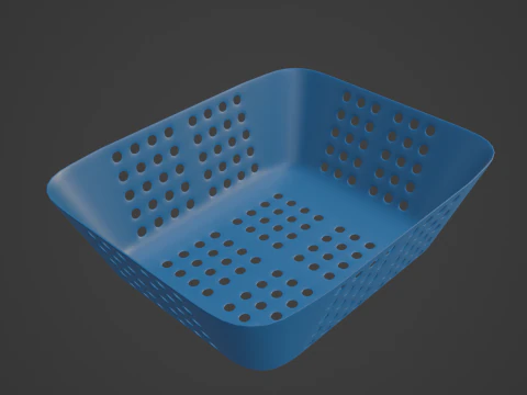 플라스틱 바구니 01 3D 모델