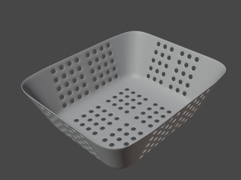 Plastic Basket 01 3Dモデル