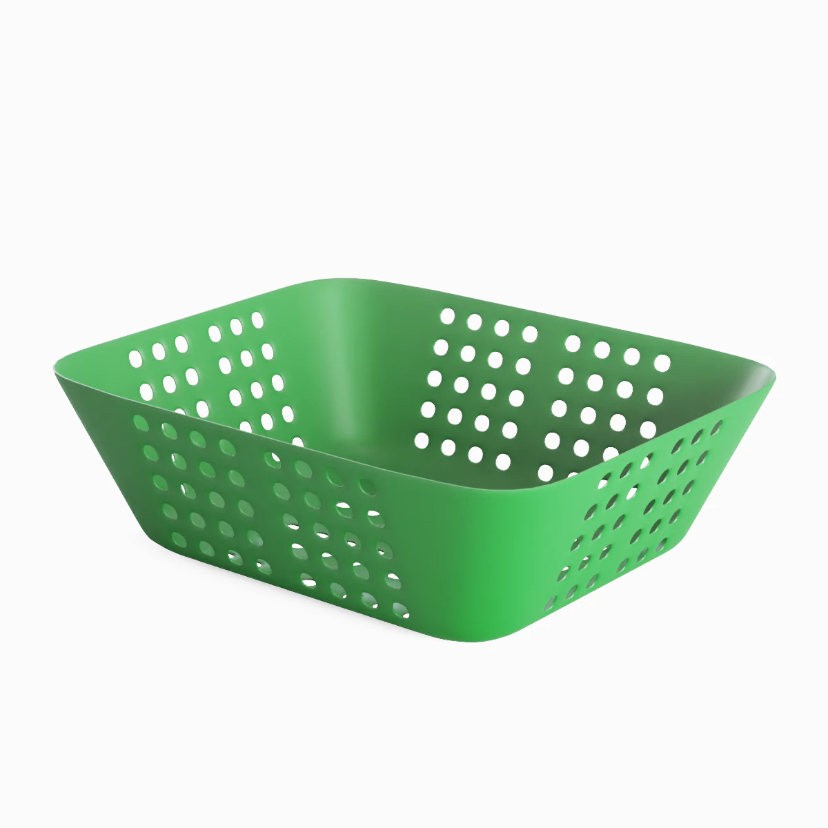 Plastic Basket 02 3D Model .c4d .max .obj .3ds .fbx .stl .blend