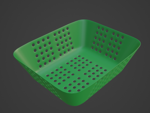 Plastic Basket 02 3Dモデル