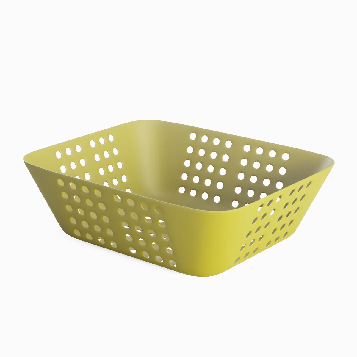 Plastic Basket 03 3D Model .c4d .max .obj .3ds .fbx .stl .blend 