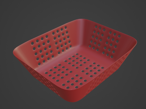 Plastic Basket 04 Model 3D
