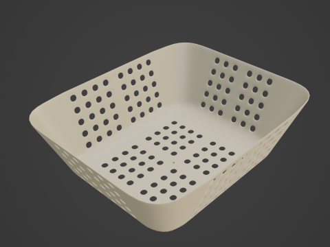 Plastic Basket 05 3Dモデル