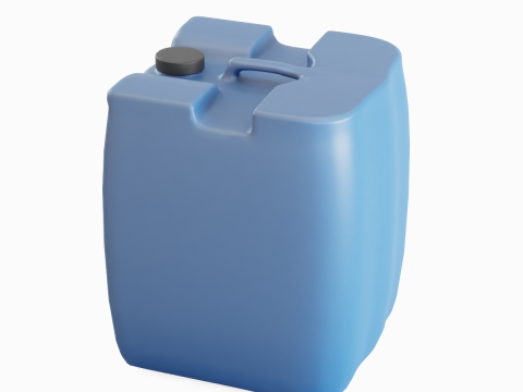 Plastic Canister B 01 3Dモデル