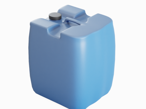 Plastic Canister B 01 3Dモデル