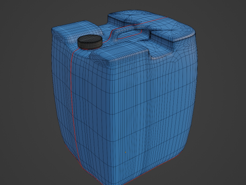 Plastic Canister B 01 3Dモデル