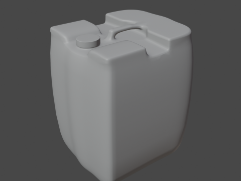 Plastic Canister B 01 3Dモデル