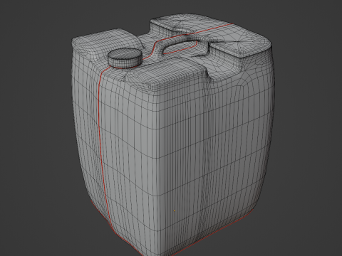 Plastic Canister B 01 3Dモデル