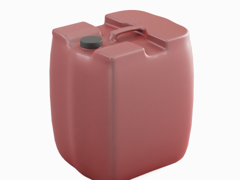 Plastic Canister B 02 3Dモデル