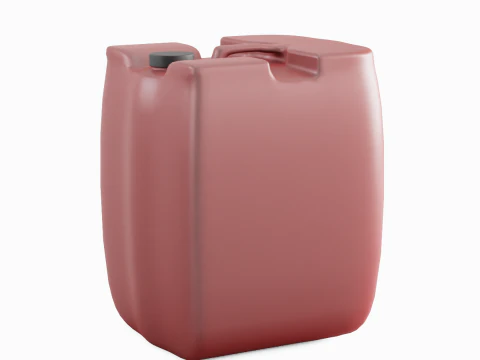 Plastic Canister B 02 3D Model