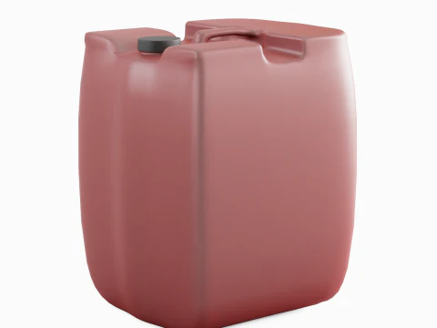 Plastic Canister B 02 3D Model