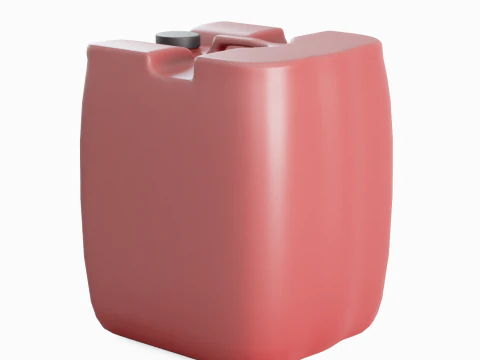 Plastic Canister B 02 3D Model