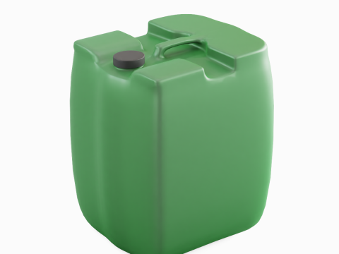 Plastic Canister B 03 3Dモデル