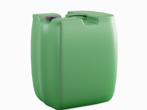 Plastic Canister B 03 3D 모델